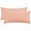 Pudebetræk 2 pcs HEERLEN Lyserød 40 x 80 cm Bouclé
