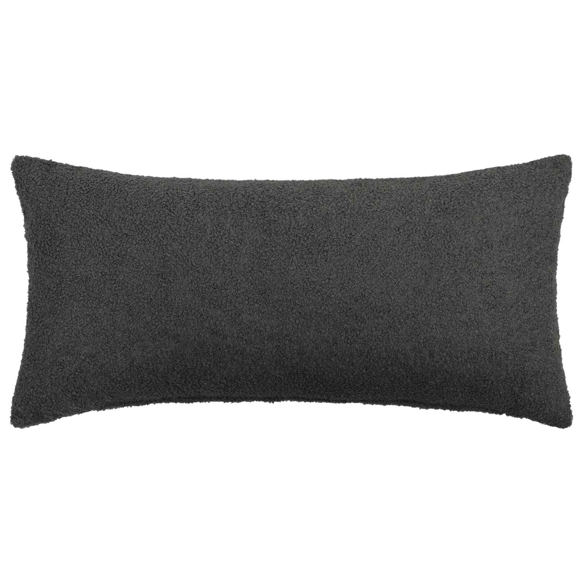 Pudebetræk 12 pcs HEERLEN Mørkegrå 40 x 80 cm Bouclé