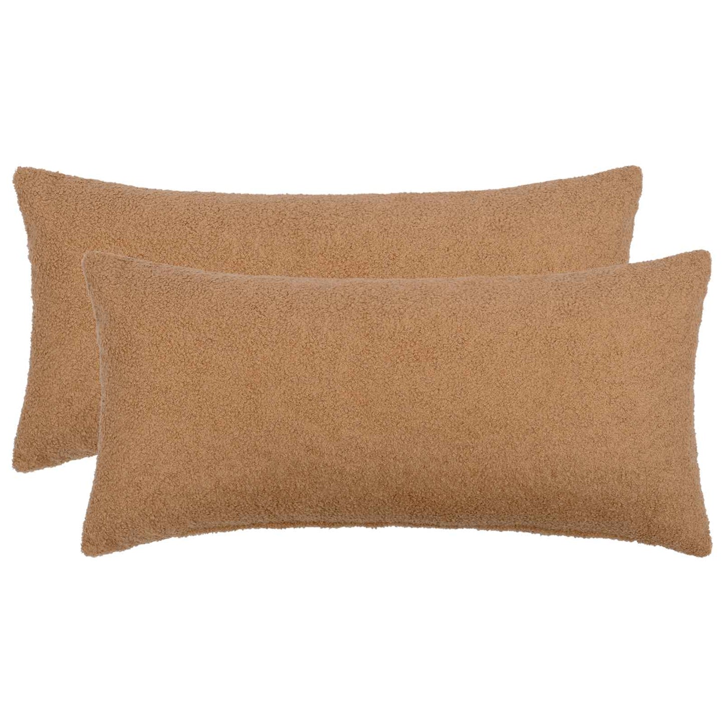 Pudebetræk 2 pcs HEERLEN Beige 40 x 80 cm Bouclé