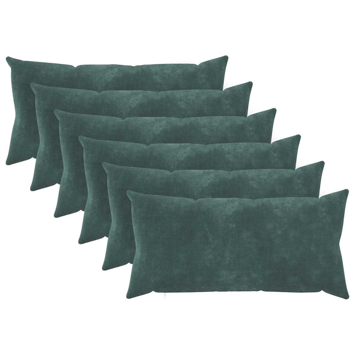Pudebetræk 6 pcs HEERLEN Hav Blå 40 x 80 cm Mikrofiber Fleece