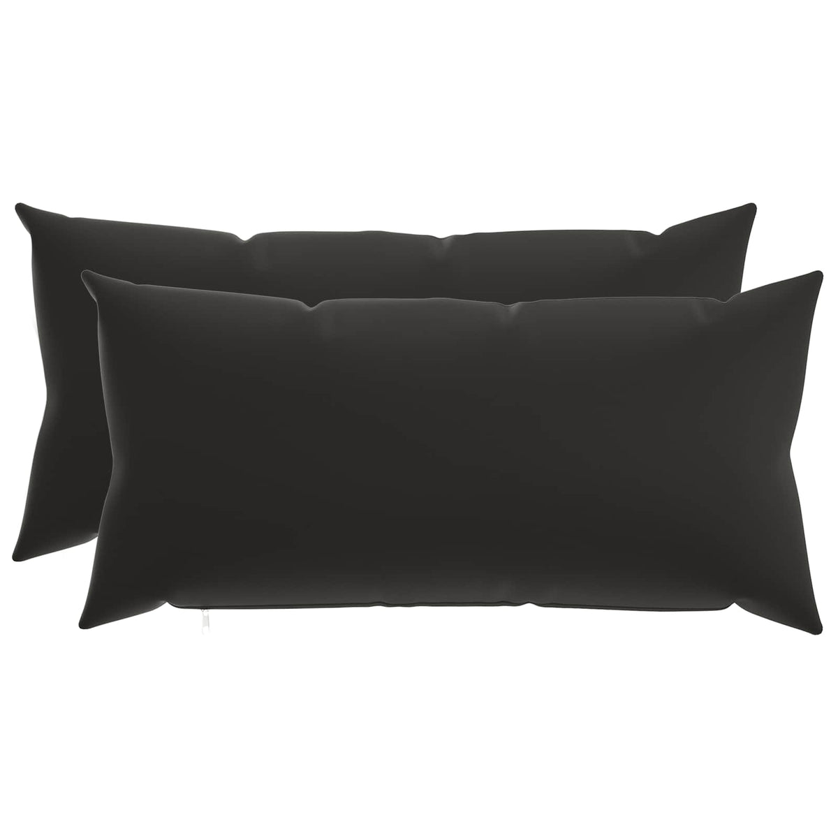 Pudebetræk 2 pcs HEERLEN Sort 40 x 80 cm Polyester