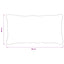 Pudebetræk 6 pcs HEERLEN Sort 40 x 80 cm Polyester