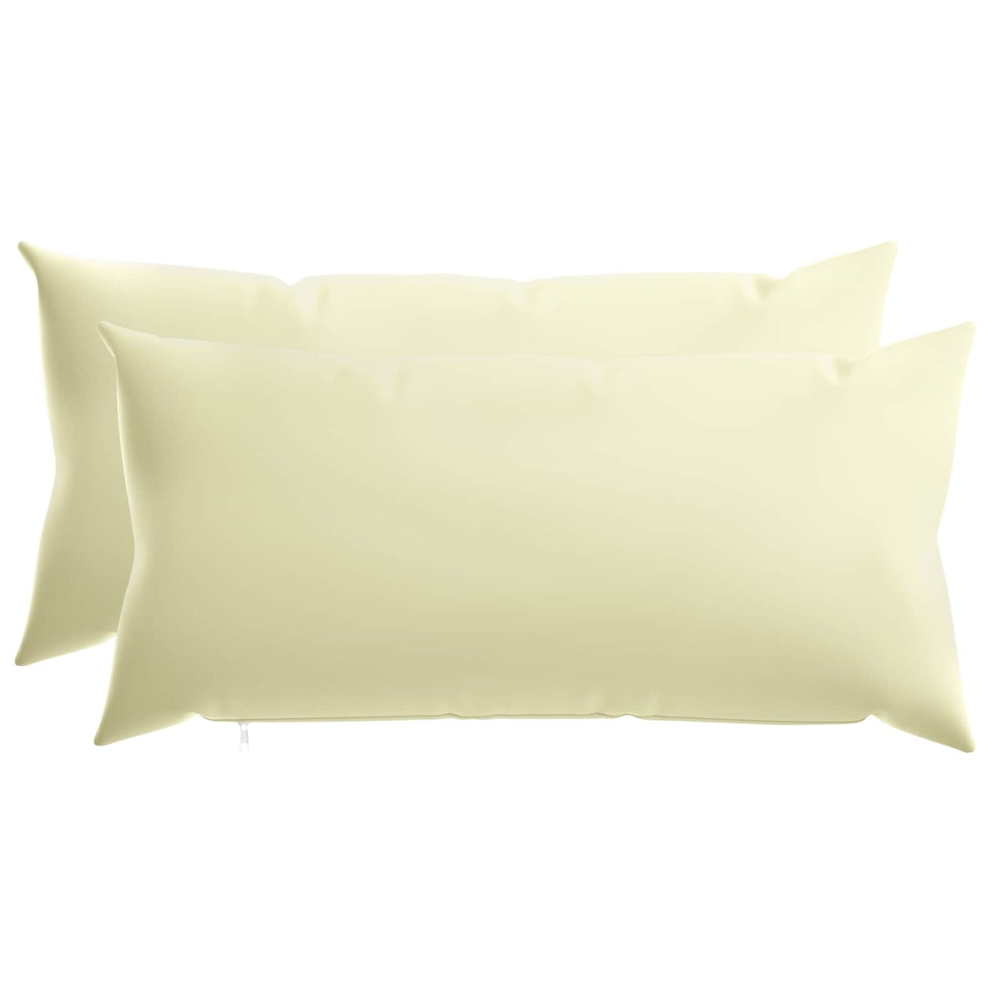Pudebetræk 2 pcs HEERLEN Cremefarvet 40 x 80 cm Polyester