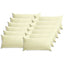 Pudebetræk 12 pcs HEERLEN Cremefarvet 40 x 80 cm Polyester
