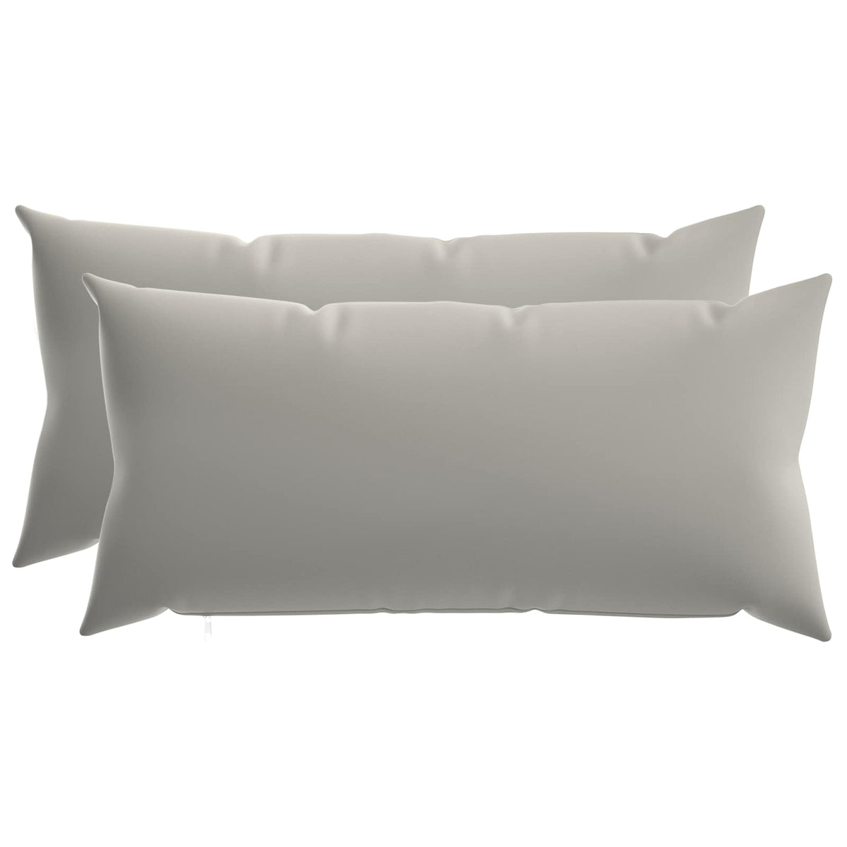 Pudebetræk 2 pcs HEERLEN Grå 40 x 80 cm Polyester