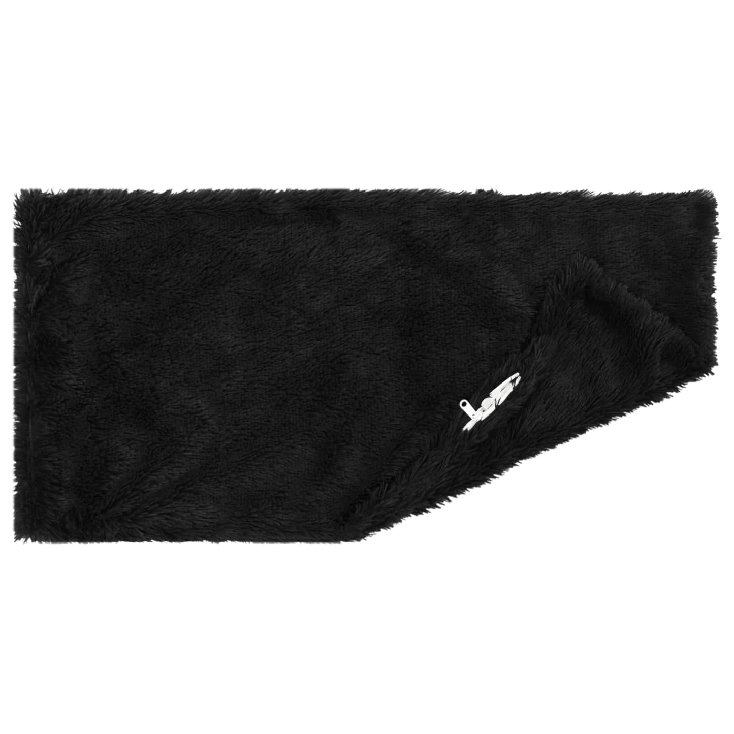 Pudebetræk 2 pcs HEERLEN Sort 40 x 80 cm PV Fleece