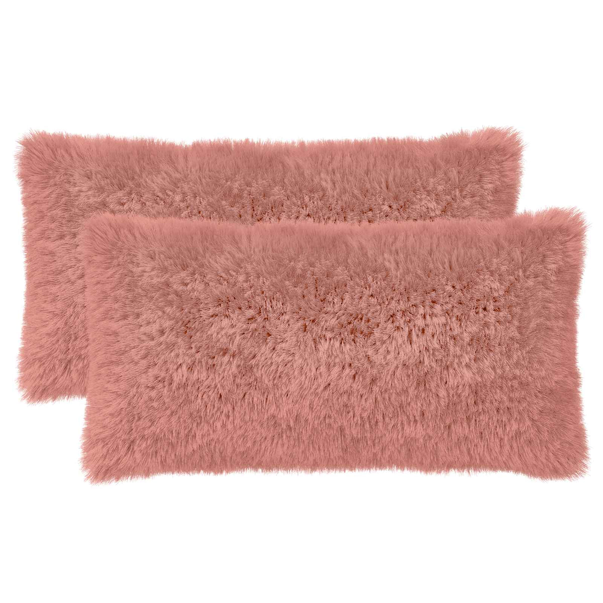Pudebetræk 2 pcs HEERLEN Lyserød 40 x 80 cm PV Fleece
