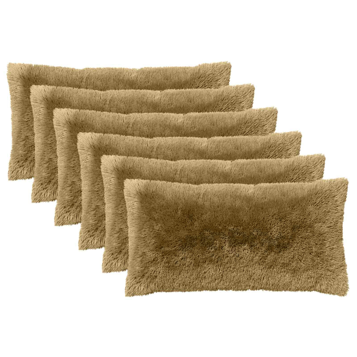 Pudebetræk 6 pcs HEERLEN Lys grøn 40 x 80 cm PV Fleece