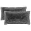 Pudebetræk 2 pcs HEERLEN Lysegrå 40 x 80 cm PV Fleece