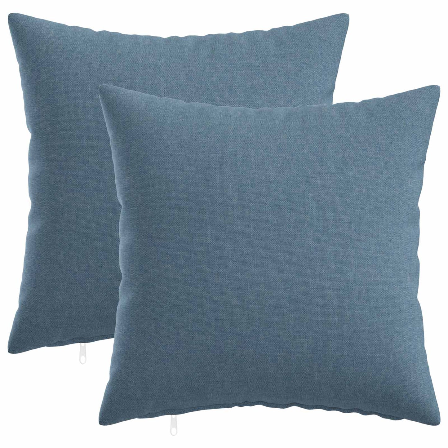 Pudebetræk 2 stk. HEERLEN Jeans blå 45 x 45 cm Stof
