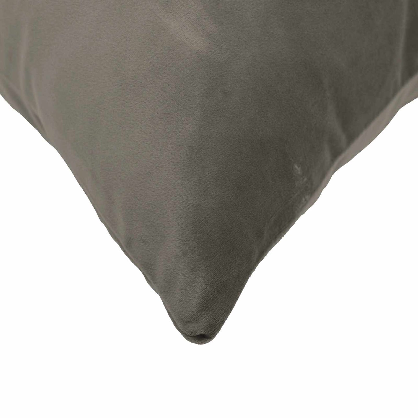 Pudebetræk 2 pcs HEERLEN Lysegrå 45 x 45 cm Fløjl