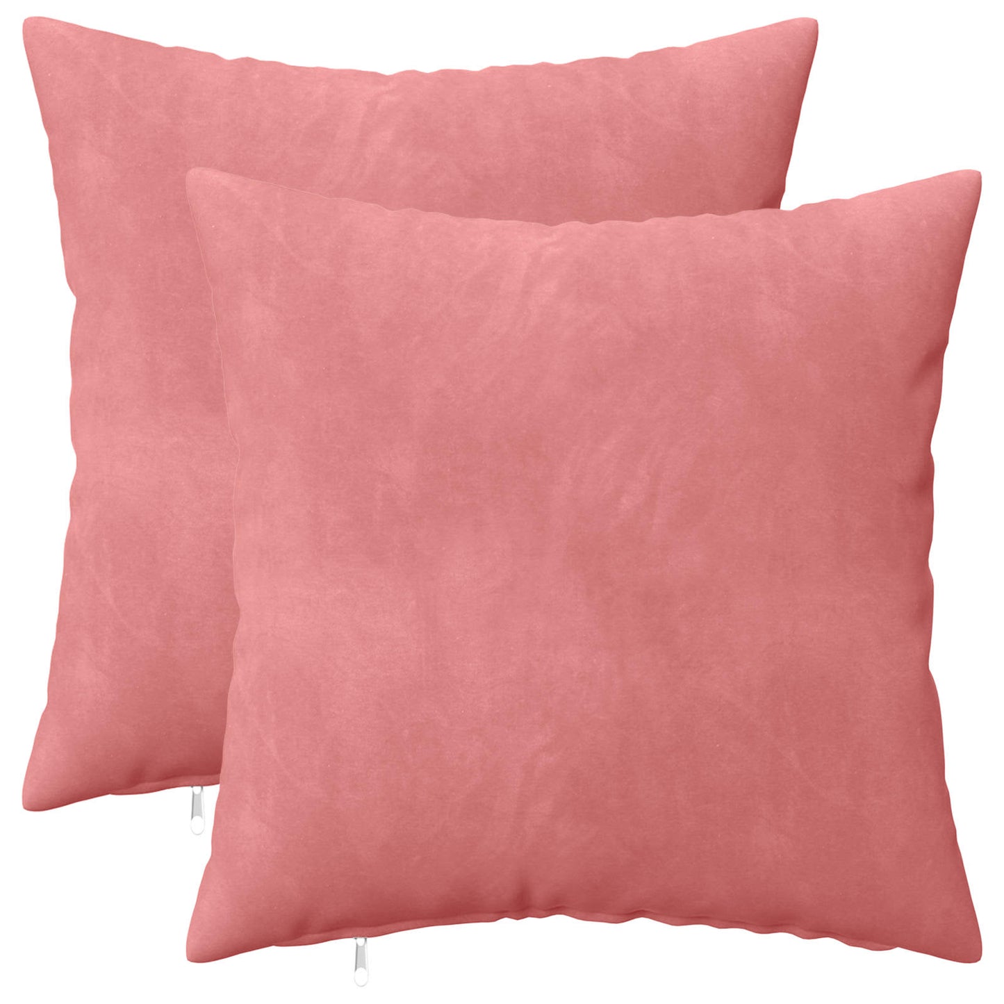 Pudebetræk 2 pcs HEERLEN Lyserød 45 x 45 cm Fløjl