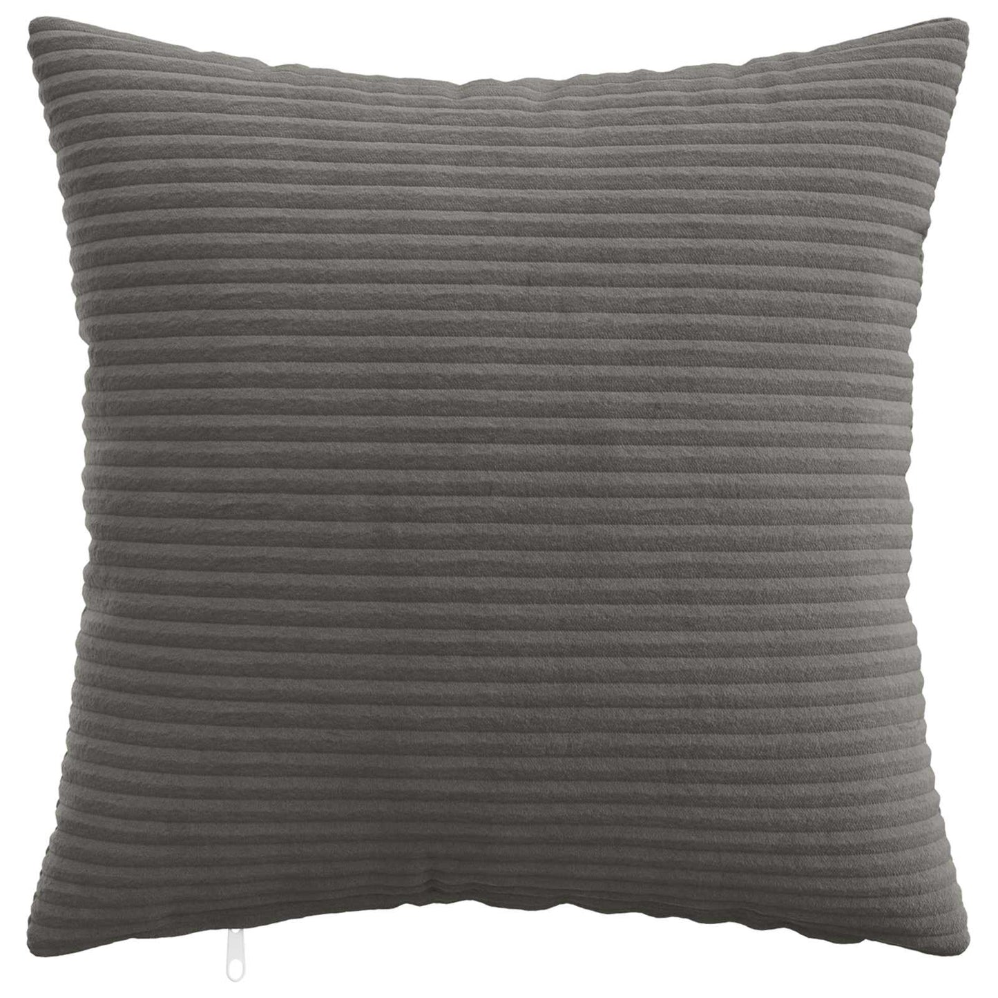 Pudebetræk 2 pcs HEERLEN Mørkegrå 45 x 45 cm cordfløjl
