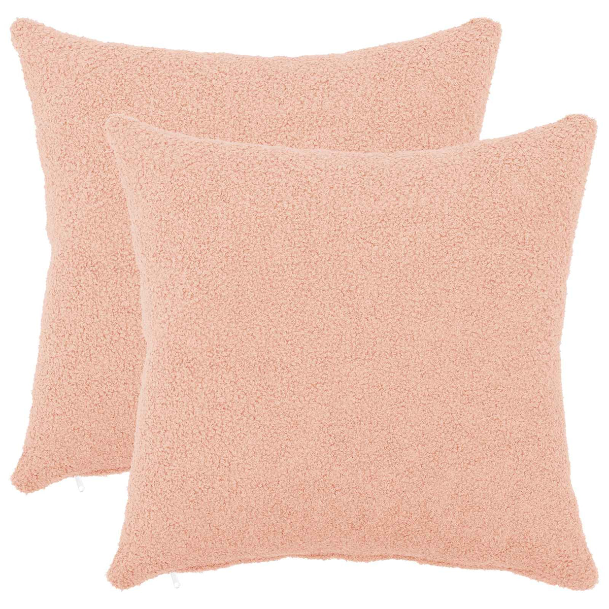 Pudebetræk 2 pcs HEERLEN Lyserød 45 x 45 cm Bouclé