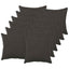 Pudebetræk 12 pcs HEERLEN Mørkegrå 45 x 45 cm Bouclé