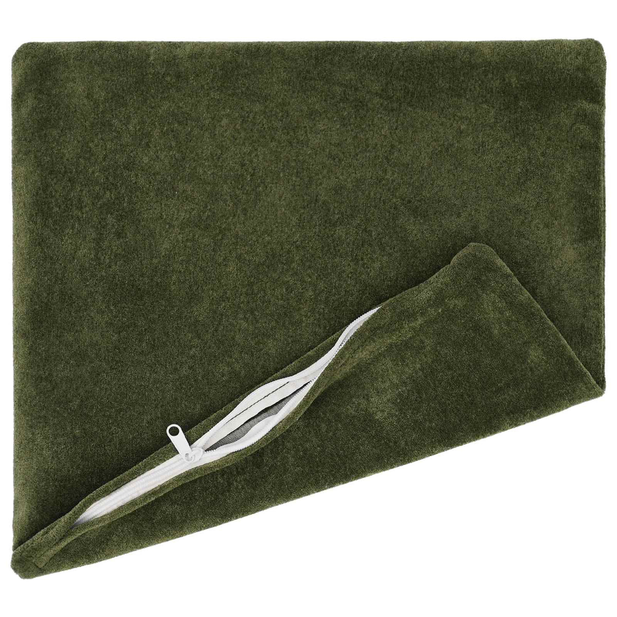 Pudebetræk 12 pcs HEERLEN Grøn 45 x 45 cm Mikrofiber Fleece