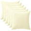 Pudebetræk 6 pcs HEERLEN Cremefarvet 45 x 45 cm Polyester