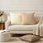 Pudebetræk 12 pcs HEERLEN Beige 50 x 50 cm Polyester