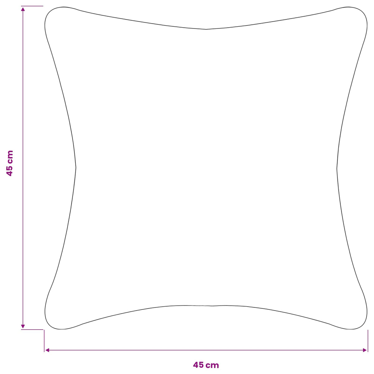 Pudebetræk 2 pcs HEERLEN Mørkegrøn 45 x 45 cm Bouclé