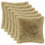 Pudebetræk 6 pcs HEERLEN Lys grøn 45 x 45 cm PV Fleece