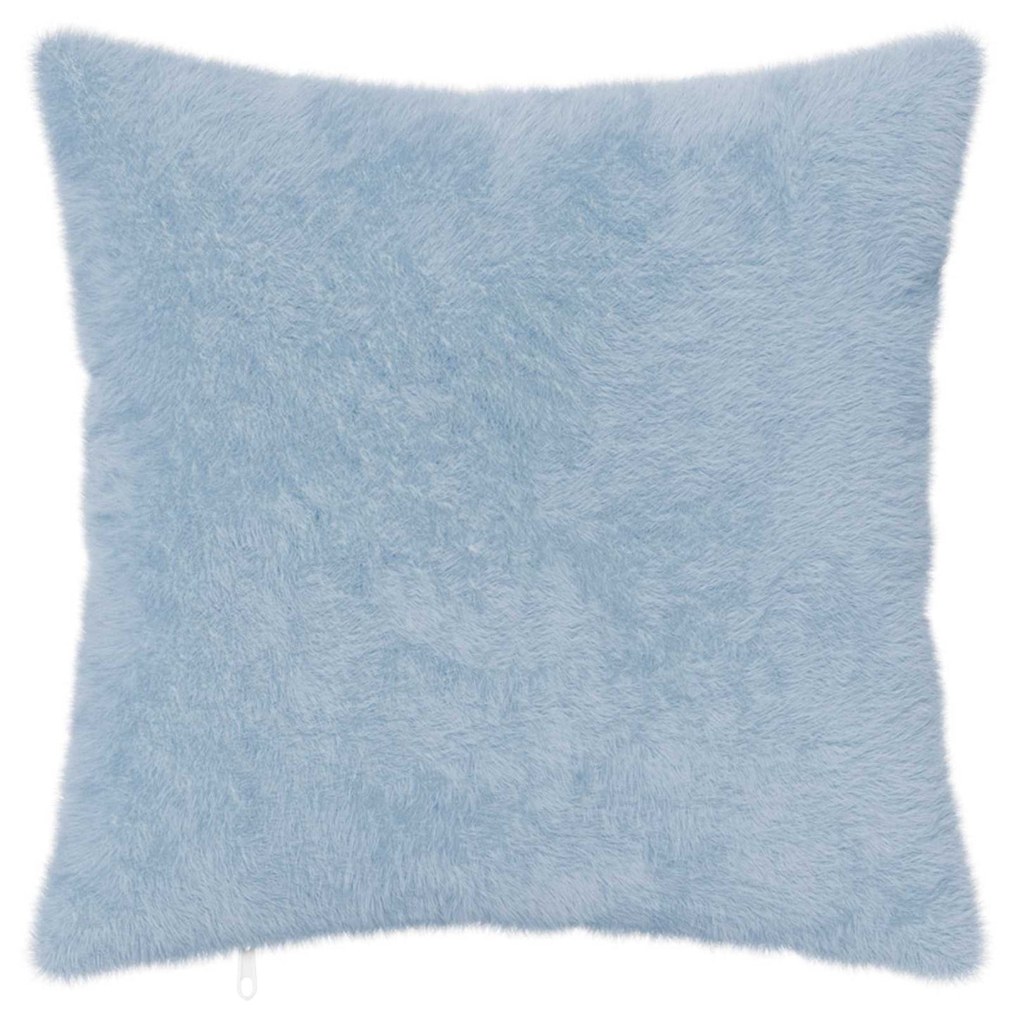 Pudebetræk 12 stk. HEERLEN Lyseblå 45 x 45 cm Faux Kanin Pels