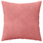 Pudebetræk 12 pcs HEERLEN Lyserød 50 x 50 cm Fløjl