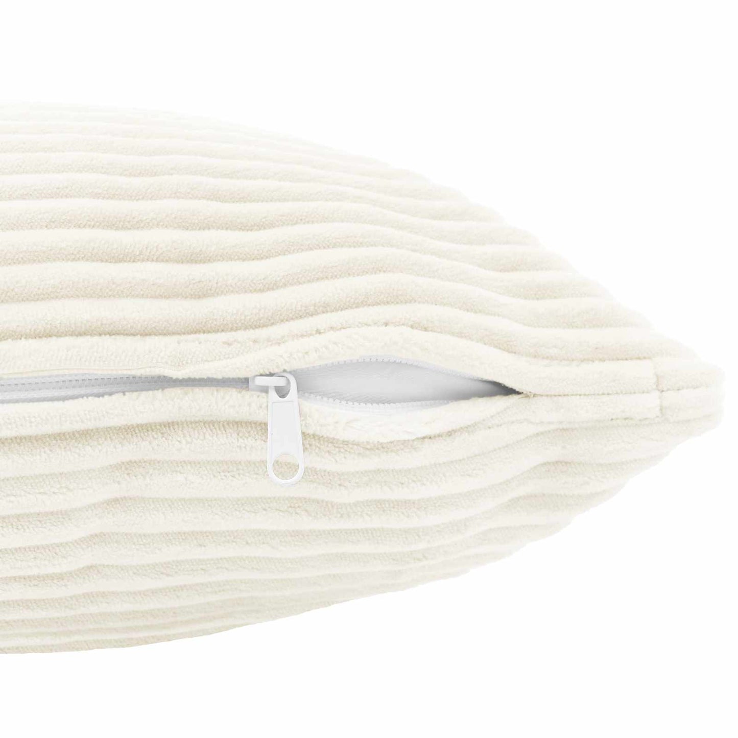 Pudebetræk 2 pcs HEERLEN Cremefarvet 50 x 50 cm cordfløjl