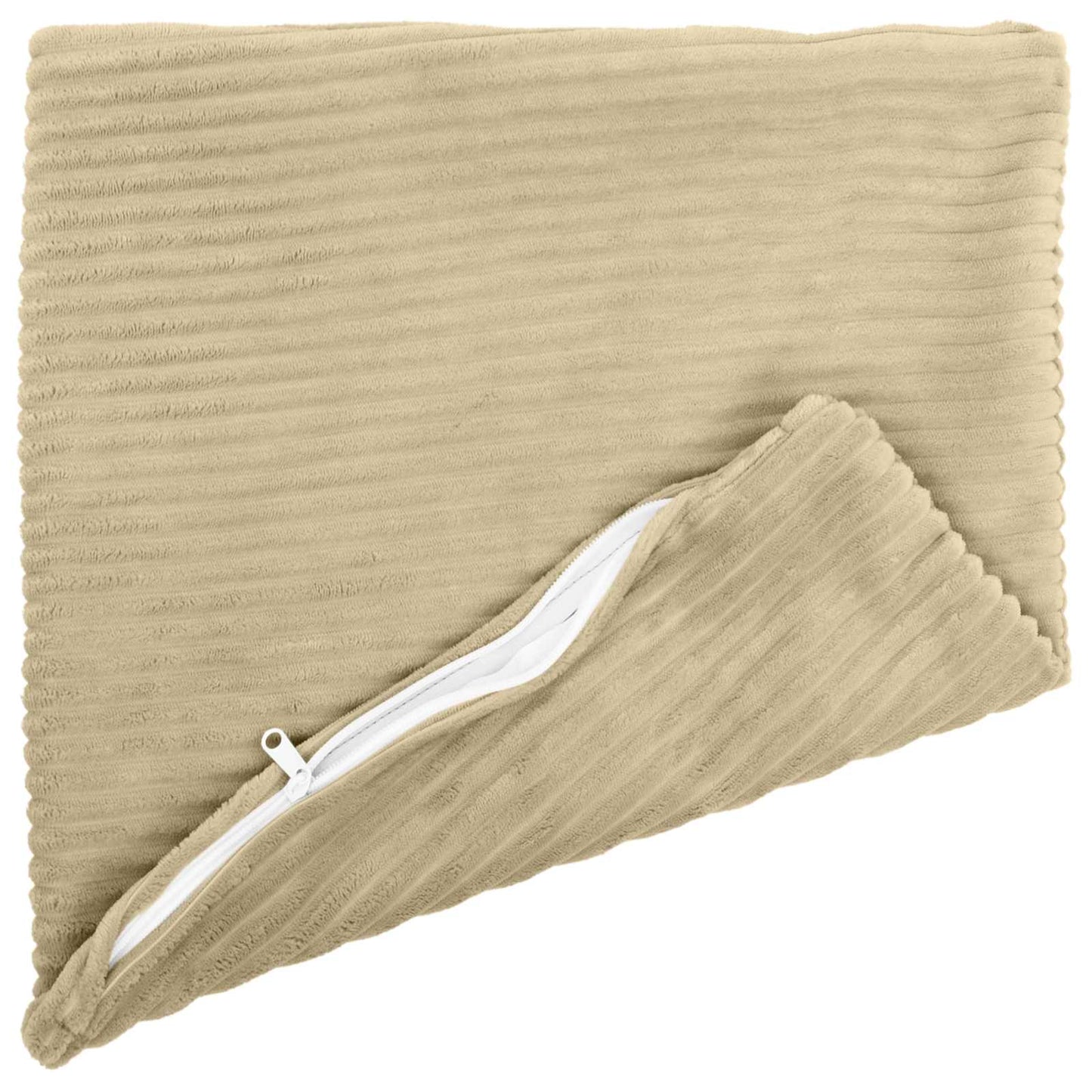 Pudebetræk 12 pcs HEERLEN Grøn Grå 50 x 50 cm cordfløjl