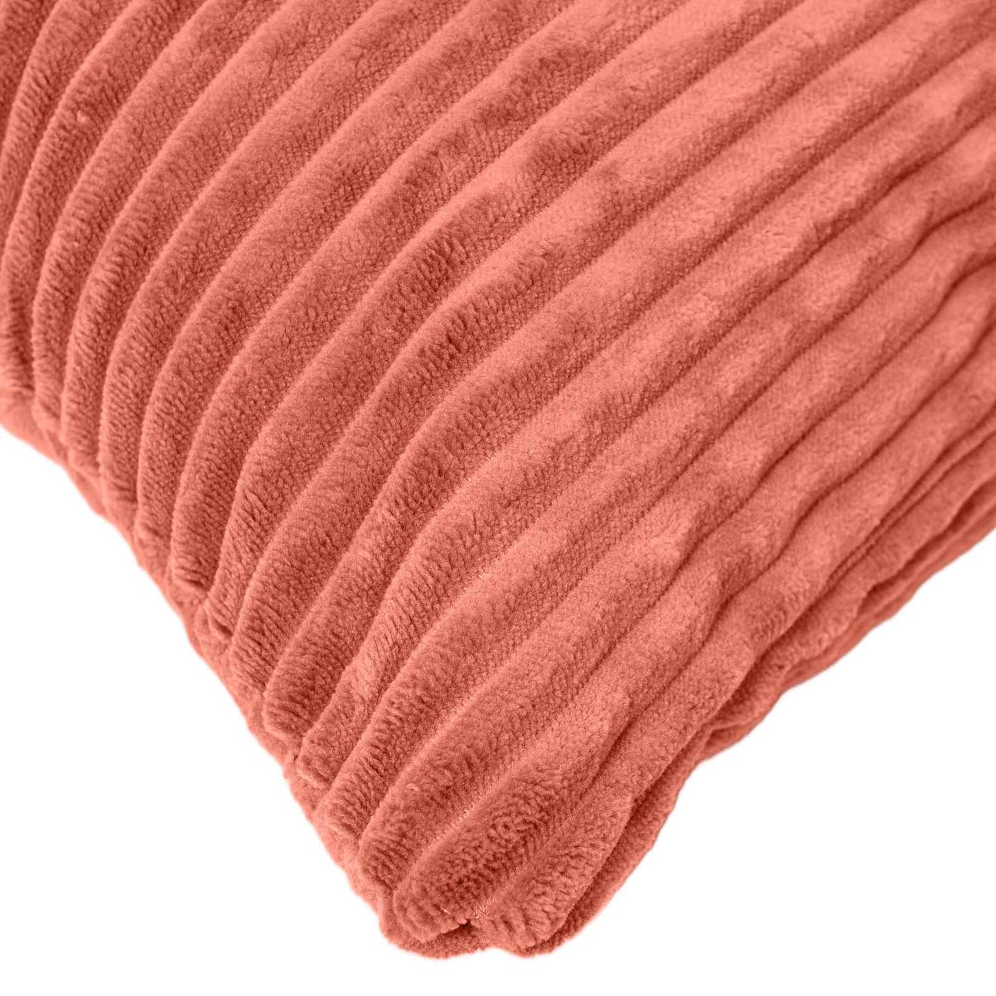 Pudebetræk 2 pcs HEERLEN Rød orange 50 x 50 cm cordfløjl