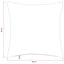 Pudebetræk 6 pcs HEERLEN Brun 50 x 50 cm cordfløjl
