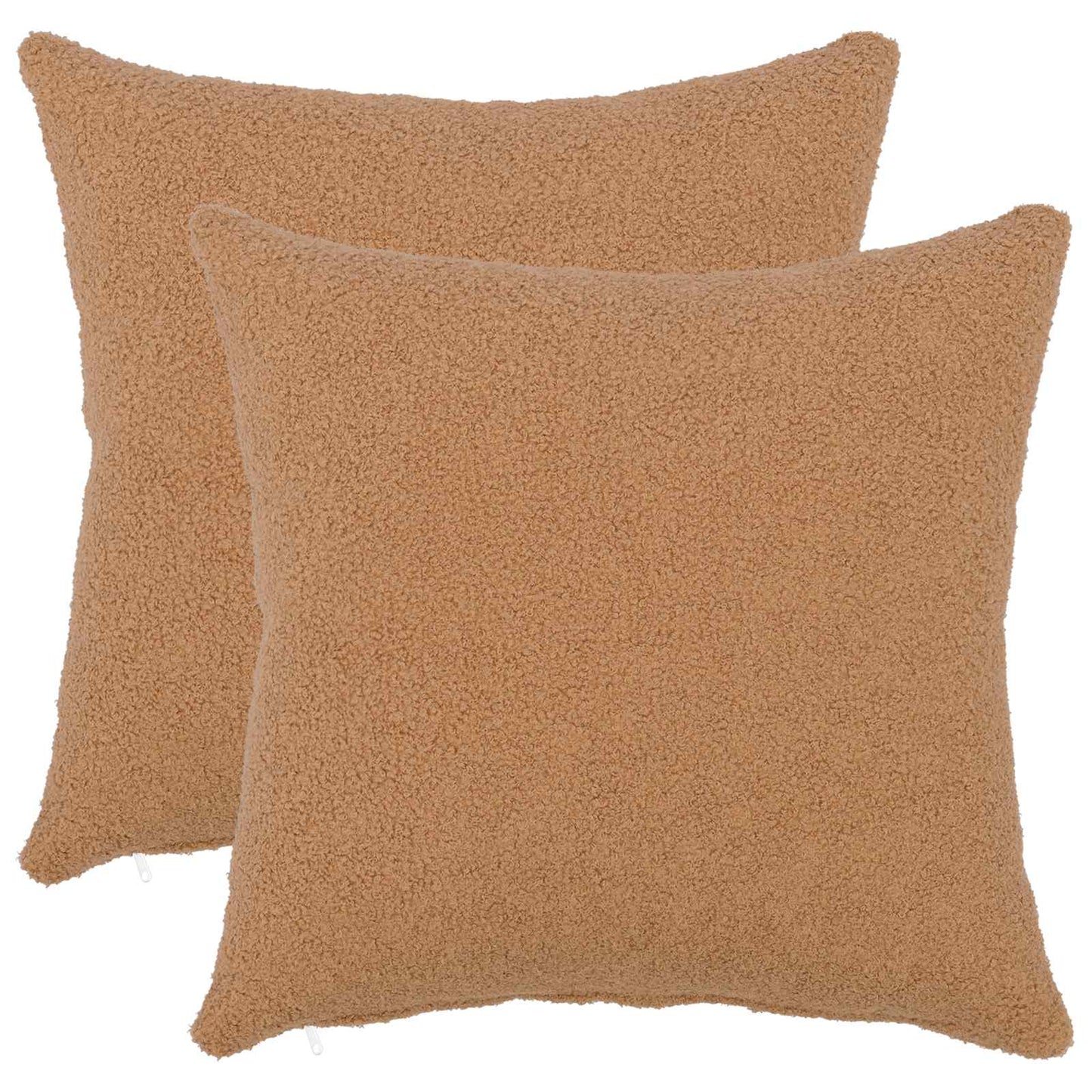 Pudebetræk 2 pcs HEERLEN Beige 50 x 50 cm Bouclé