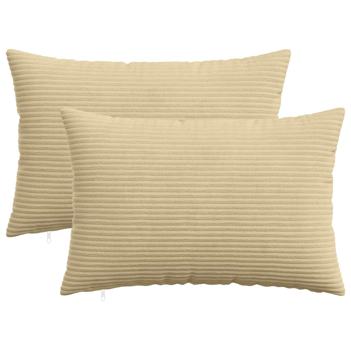 Pudebetræk 2 pcs HEERLEN Grøn Grå 50 x 70 cm cordfløjl