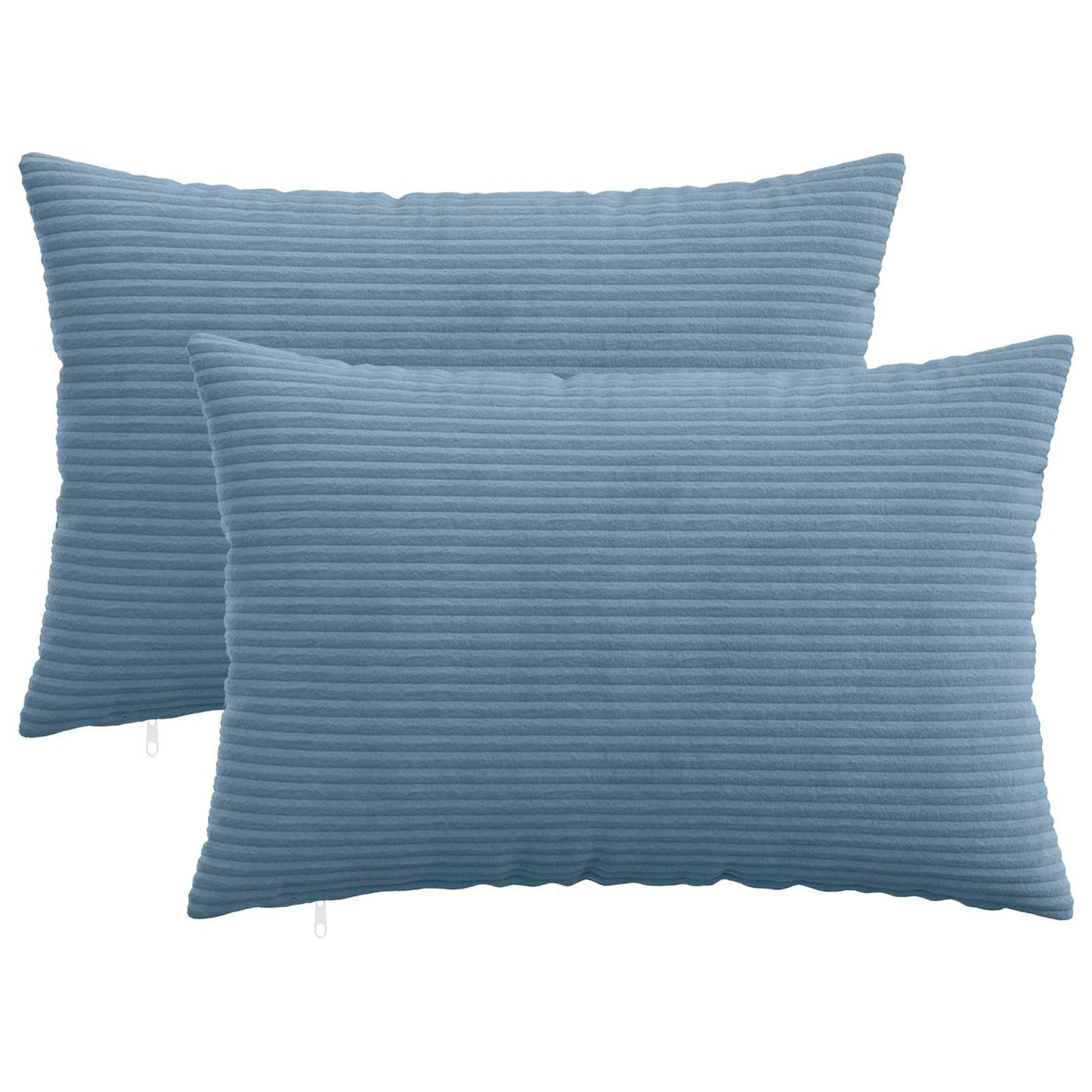 Pudebetræk 2 pcs HEERLEN Blå 50 x 70 cm cordfløjl