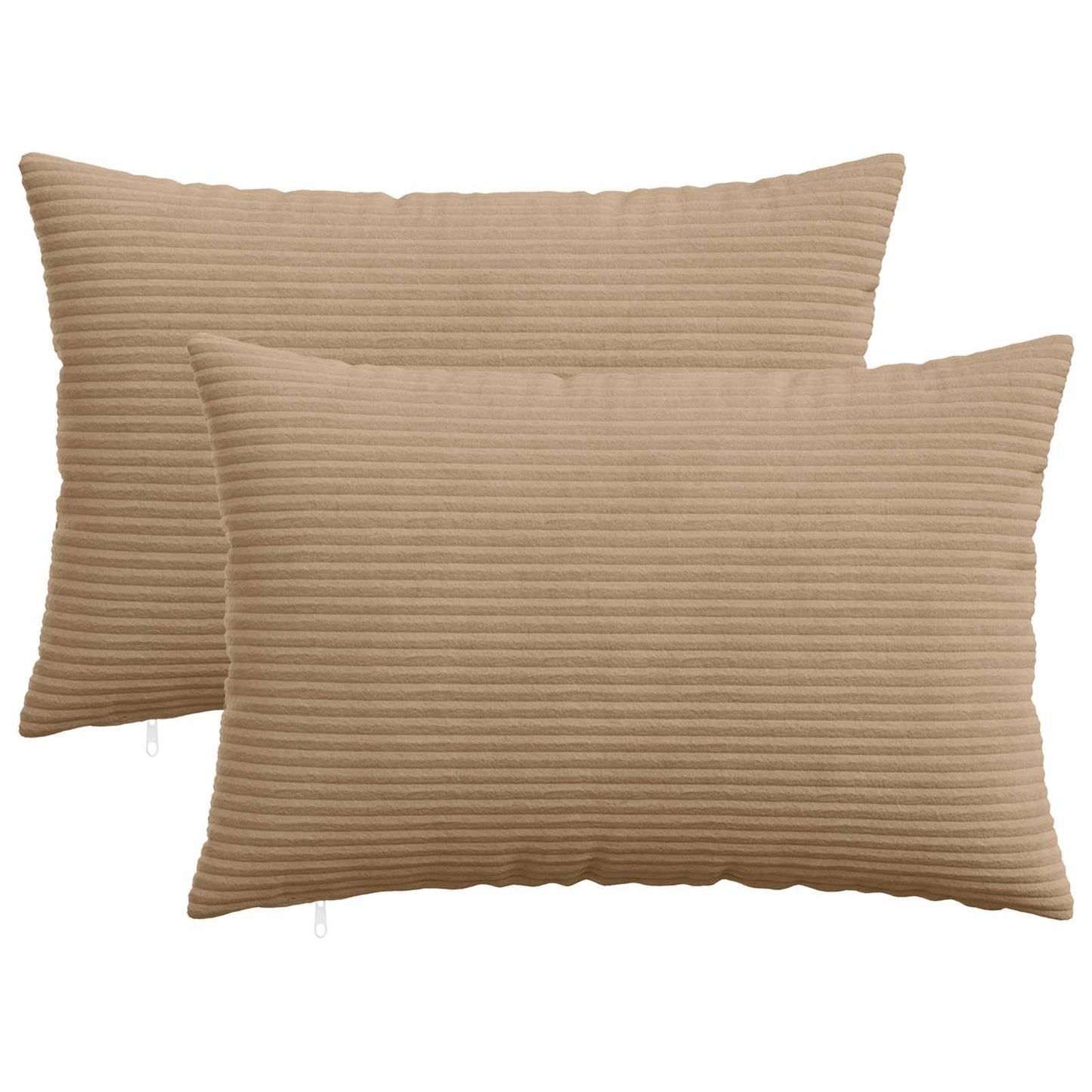 Pudebetræk 2 pcs HEERLEN Brun 50 x 70 cm cordfløjl