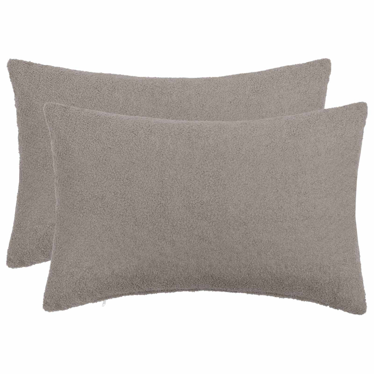 Pudebetræk 2 pcs HEERLEN Lysegrå 50 x 70 cm Bouclé