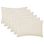 Pudebetræk 6 pcs HEERLEN Cremefarvet 50 x 70 cm Bouclé
