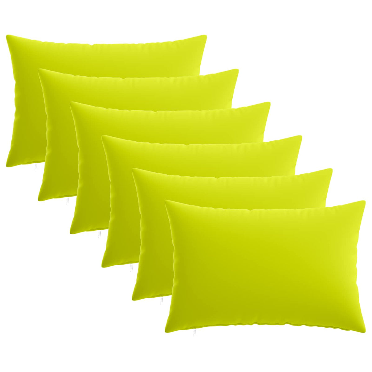 Pudebetræk 6 pcs HEERLEN Lys grøn 50 x 70 cm Polyester