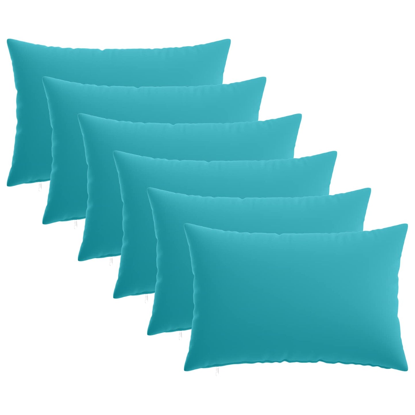 Pudebetræk 6 pcs HEERLEN Turkis 50 x 70 cm Polyester