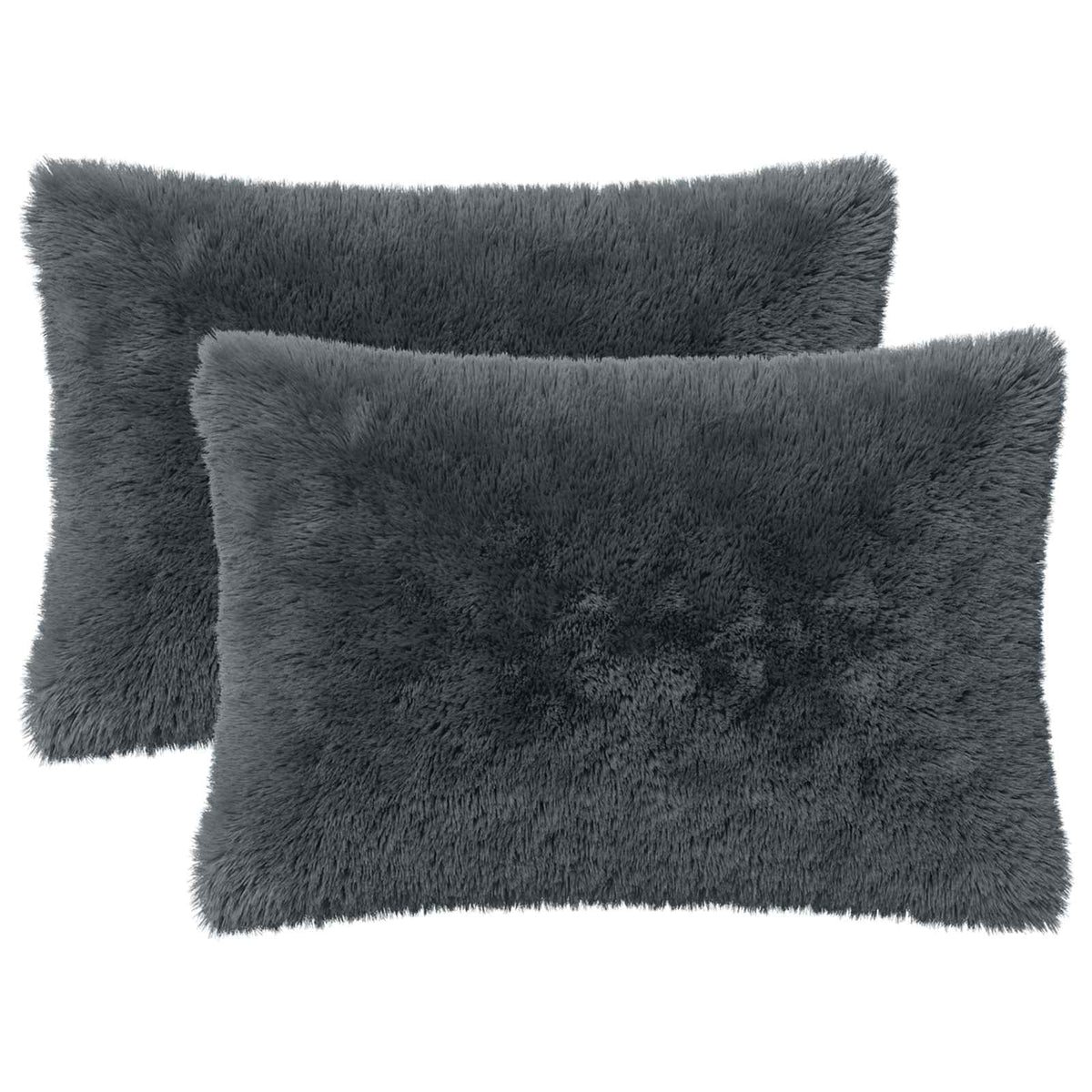 Pudebetræk 2 pcs HEERLEN Antracit 50 x 70 cm PV Fleece