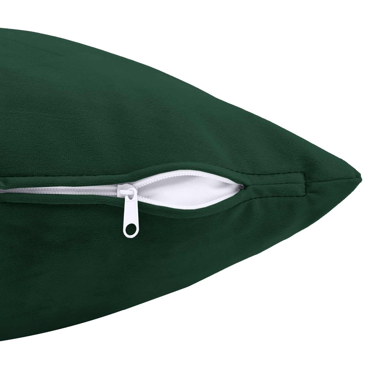 Pudebetræk 2 pcs HEERLEN Mørkegrøn 50 x 75 cm Fløjl