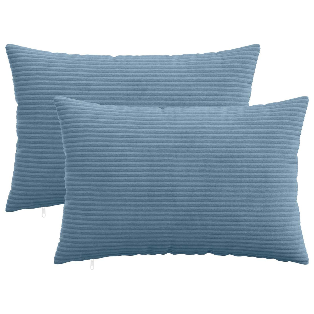 Pudebetræk 2 pcs HEERLEN Blå 50 x 75 cm cordfløjl