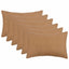 Pudebetræk 6 pcs HEERLEN Beige 50 x 75 cm Bouclé