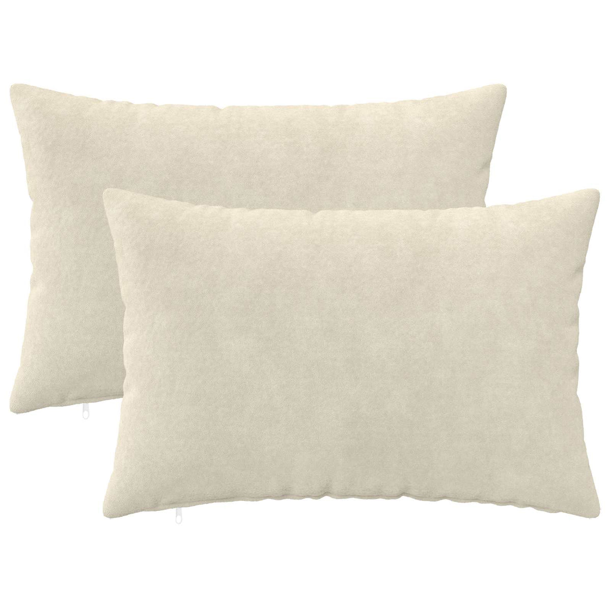 Pudebetræk 2 pcs HEERLEN Cremefarvet 50 x 75 cm