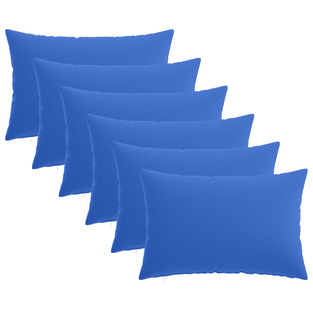 Pudebetræk 6 pcs HEERLEN Kongelig blå 50 x 75 cm Polyester
