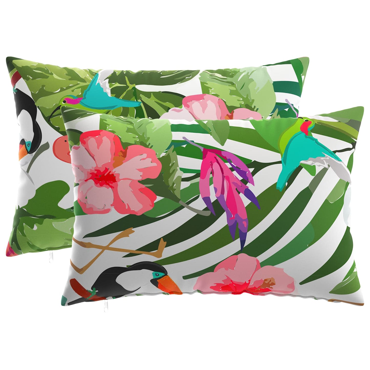 Pudebetræk 2 pcs HEERLEN Flerfarvet 50 x 75 cm Polyester