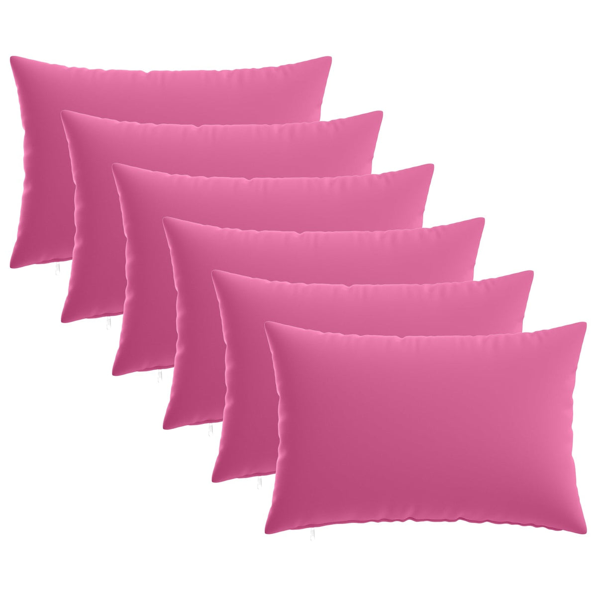 Pudebetræk 6 pcs HEERLEN Lyserød 50 x 75 cm Polyester