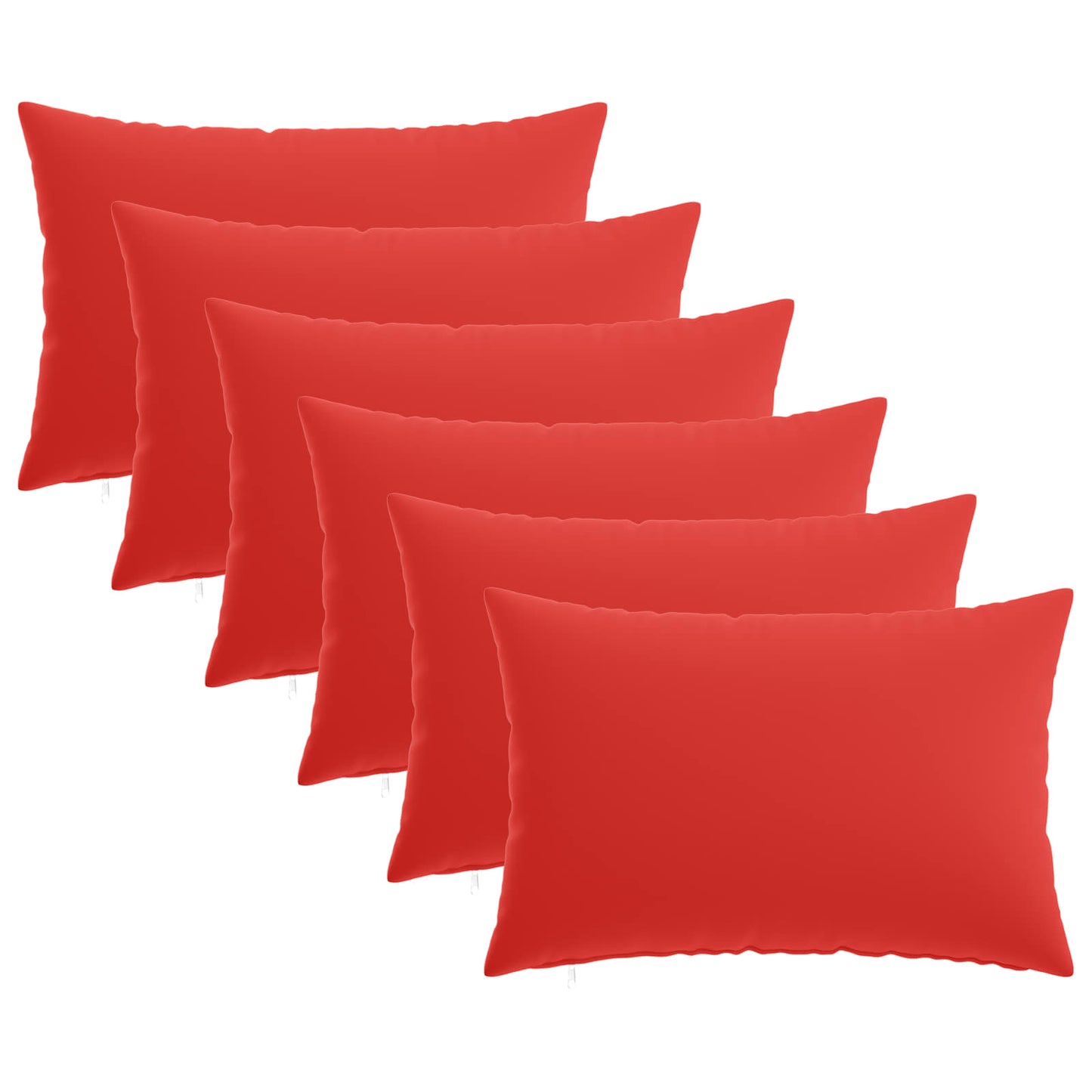 Pudebetræk 6 pcs HEERLEN Rød 50 x 75 cm Polyester