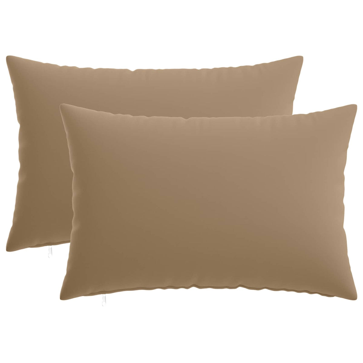 Pudebetræk 2 stk. HEERLEN Gråbrun 50 x 75 cm Polyester