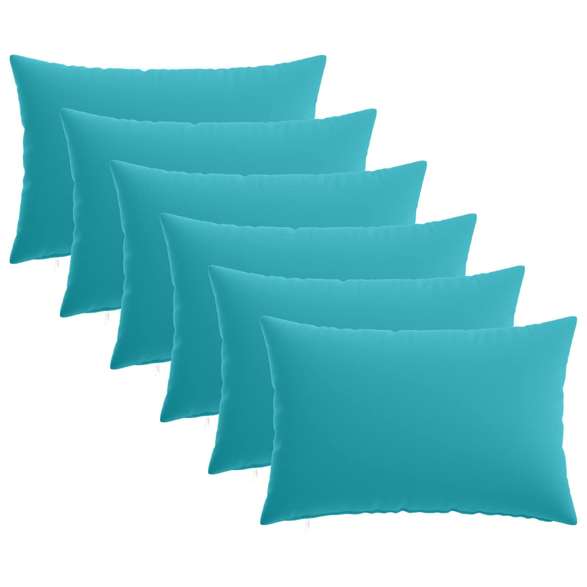 Pudebetræk 6 pcs HEERLEN Turkis 50 x 75 cm Polyester