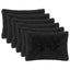 Pudebetræk 6 pcs HEERLEN Sort 50 x 75 cm PV Fleece